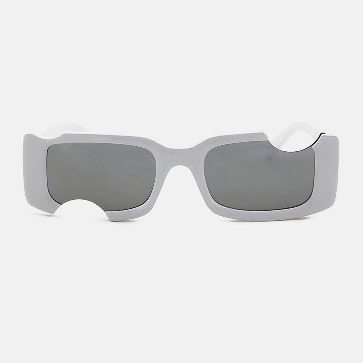 Unisex Irregular Square Frame Not Full Frame UV Protection Fashion Special Profile Sunglasses - Trendha
