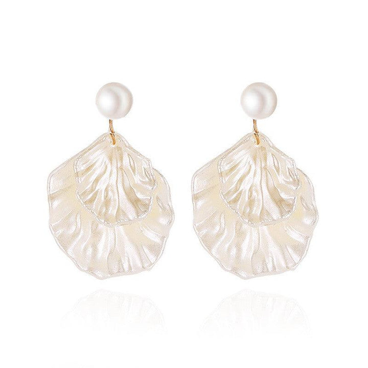 New Style Pearl Shell Earrings For Ladies - Trendha