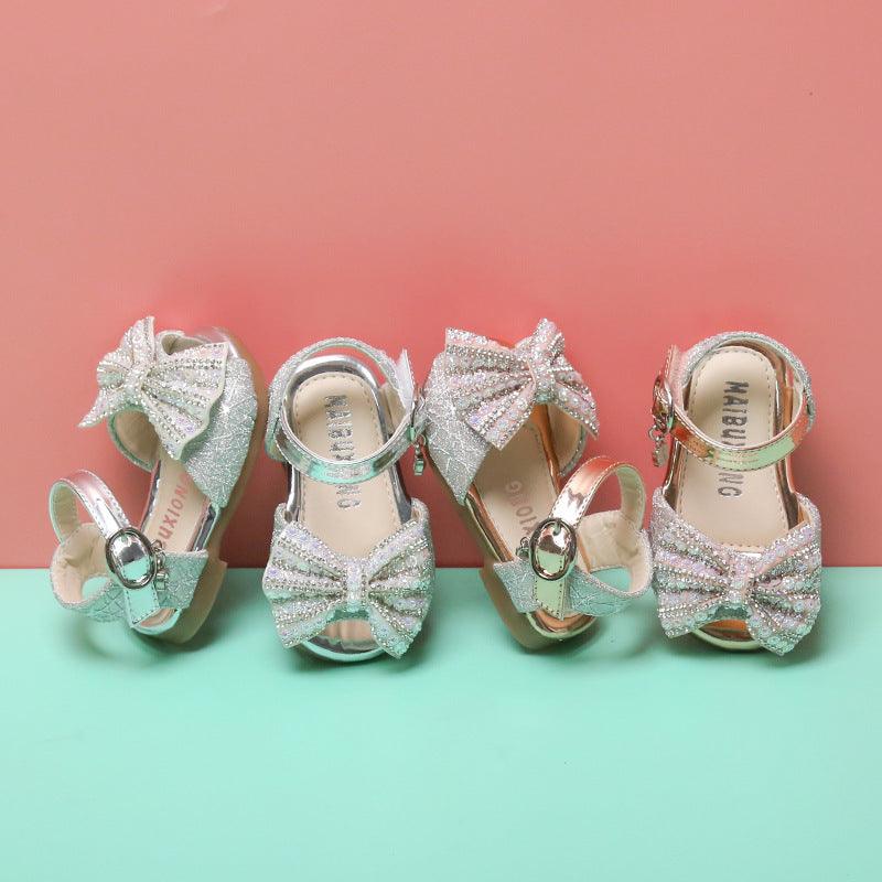 Soft Sole Little Girl Princess Shoes Children Crystal Shoes - Trendha