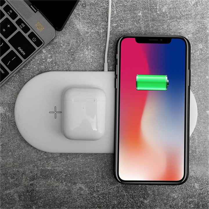 Bakeey 3 In 1 QI Standard Wireless Magnetic Adsorption Charging Pad Fast Charging Charger For iPhone XS 11Pro S20 20+ MI10 - Trendha