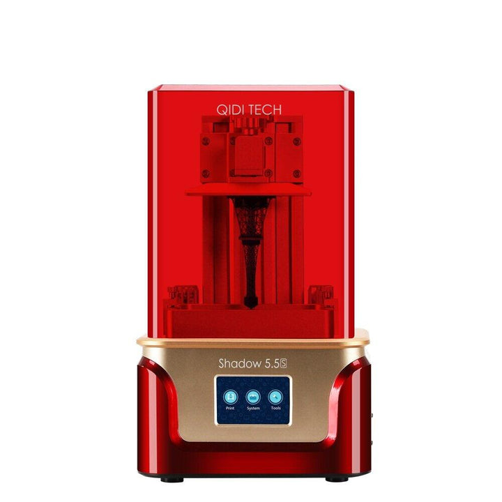 QIDI® SHADOW 5.5S UV Resin 3D Printer Kit with Double Z axis Design 2K LCD Screen Air Filter Facility - Trendha