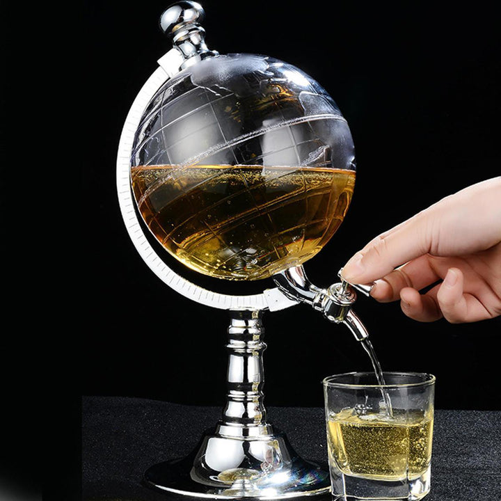 1000cc Globe Shaped Liquor Drink Draft Dispenser Beverage Pump Decanter Tap - Trendha