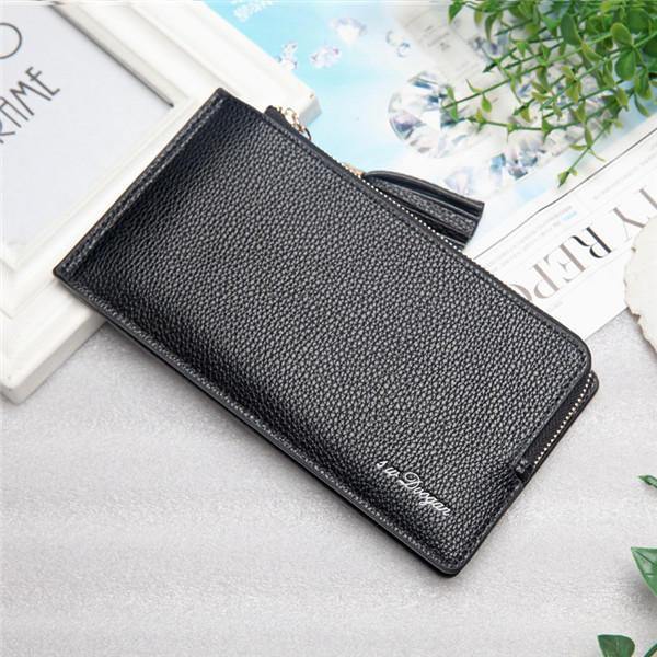 Women Tassel Long Card Holder Candy Color Zipper Purse Coin Bags 5.5'' Phone Case For Iphone 7P - Trendha