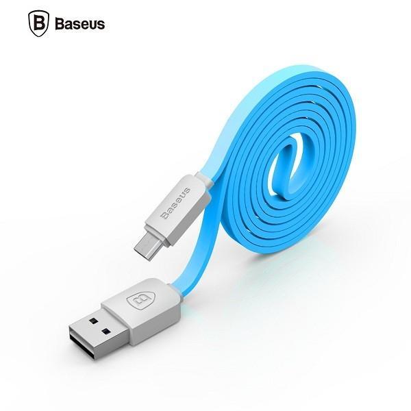 Baseus String Series 1M Micro USB Noodles Line Charging Data Cable for Android - Trendha