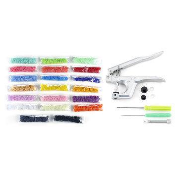 T5 20 Colours Fastener Snap Set Snap Button Colorful Plastic Resin Clothes Buttons - Trendha