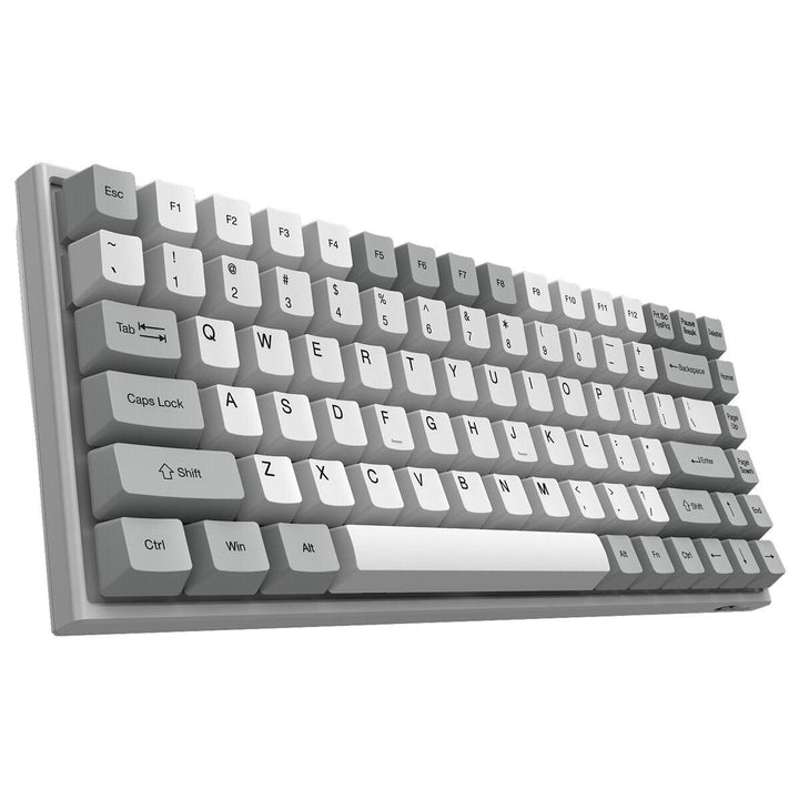 AKKO 3084 Silent Mechanical Keyboard 84 Keys Wireless bluetooth 5.0 / USB Type-C Wired Dual Mode Morandi Grey Gateron Switch PBT Keycap Gaming Keyboard - Trendha