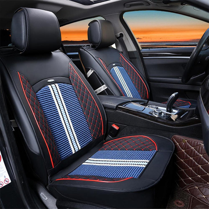 1PC Deluxe PU Leather Auto Car Seat Cover Full Front Cushion Universal - Trendha