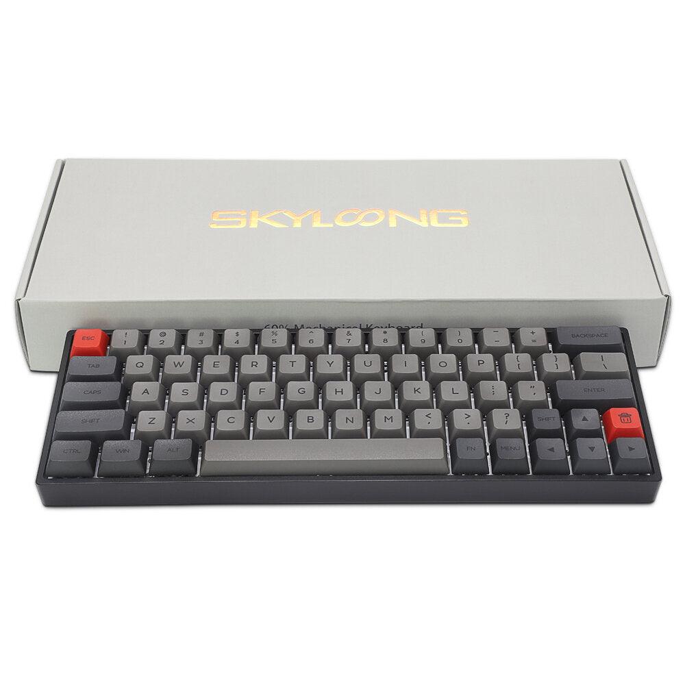 Geek Customized SK64S Mechanical Keyboard 64 Keys NKRO bluetooth 5.1 Type-C Dual Mode RGB Backlight PBT Keycaps Gateron Optical Switch Gaming Keyboard - Trendha
