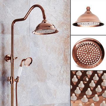 203x130mm Luxury European Chrome Golden Color Shower Spray Bathroom Faucet Bath Set Accessories - Trendha