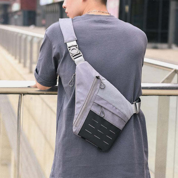 Men Sport Multi-pockets Anti-theft Crossbody Bag Chest Bag Sling Bag - Trendha