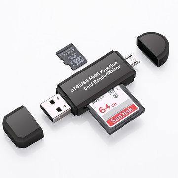 USB 2.0 Multi-Card Reader TF Card OTG Reader USB Micro Interface for Smartphone - Trendha