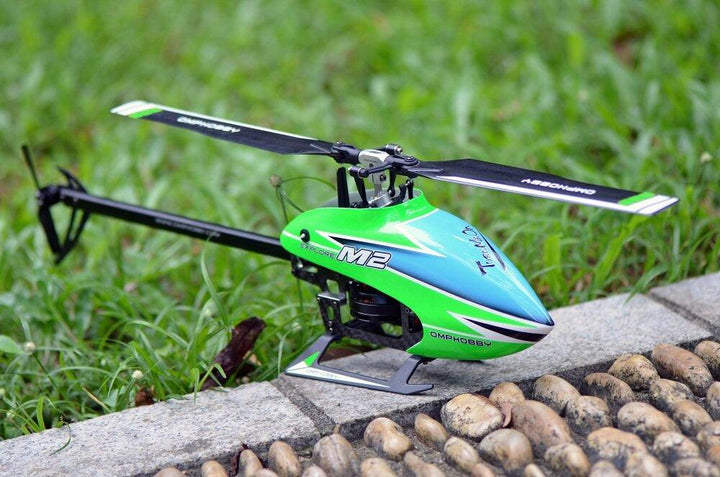 OMPHOBBY M2 EXP 6CH 3D Flybarless Dual Brushless Motor Direct Drive RC Helicopter BNF with Open Flight Controller - Trendha