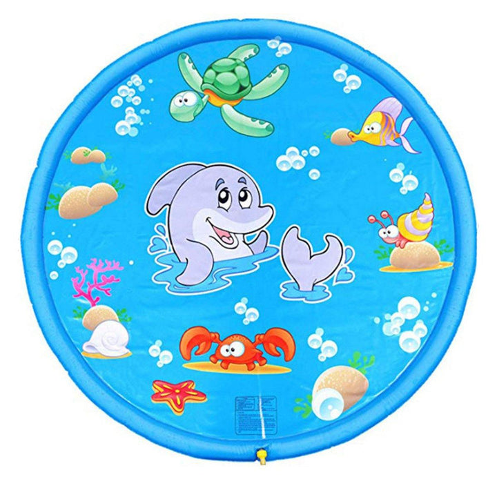 Sprinkler Water Spraying Mat Splash Inflatable Pad Summer Water Spraying Toys Outdoor Children Swimming And Playing With Water Toys - Trendha