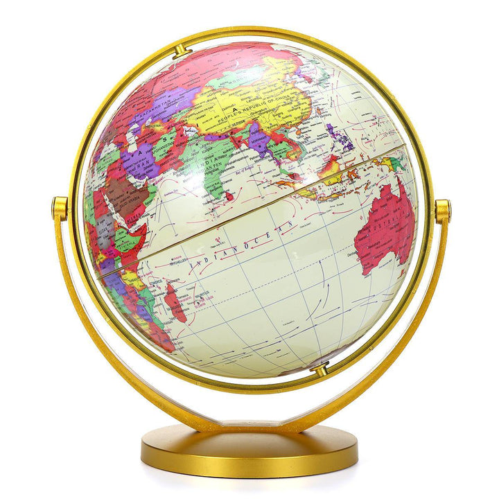 World Globe Map 360° Rotating World Globe Earth Atlas Map Geography Education Toy - Trendha