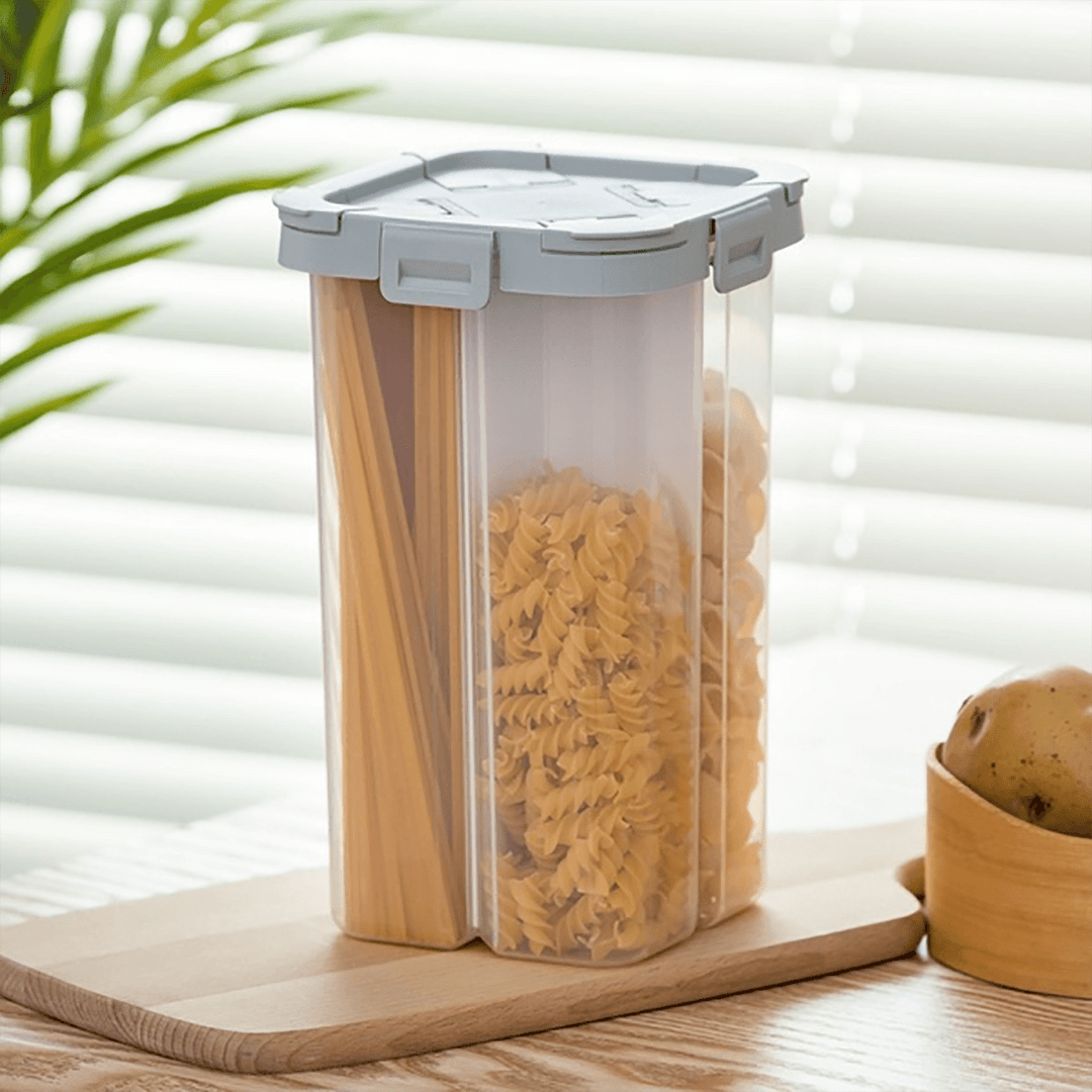 Food Storage Box Compartment Snack Removable Plastic Container Kitchen Case - Trendha