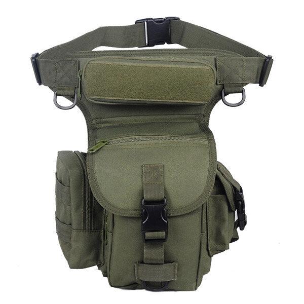 Men's Nylon Waterproof Outdoor Sports Leg Bag Multifunction Hiking Fishing Waist Bag - Trendha