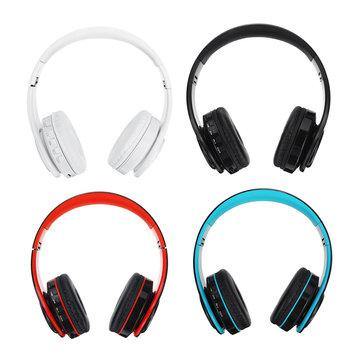 Bluetooth 5.0 Wireless Headset Earphone Headphone Support TF Card FM Radio for Tablet Cellphone - Trendha