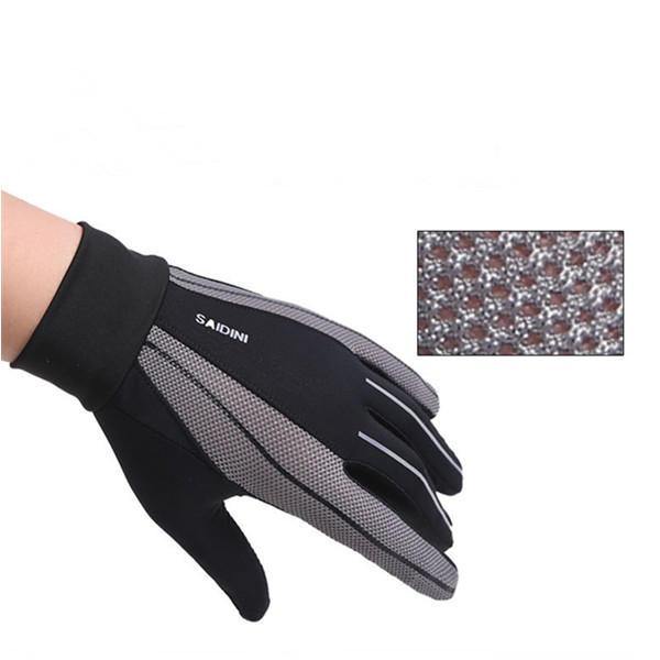 Mens Silicone Riding Non-slip Touch Screen Gloves - Trendha