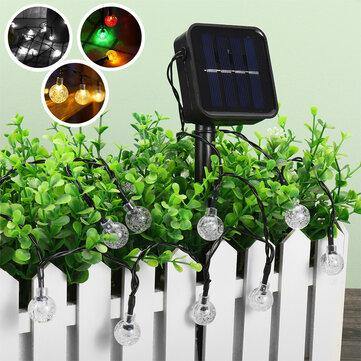 50/100/200LEDs Solar String Fairy Light Ball Lamp Garden Outdoor Waterproof Home Party Decoration - Trendha