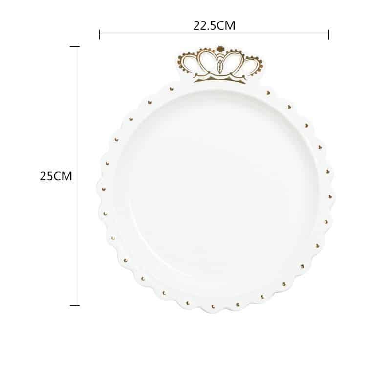 Diamond Ring Shaped Porcelain Dinnerware Set - Trendha