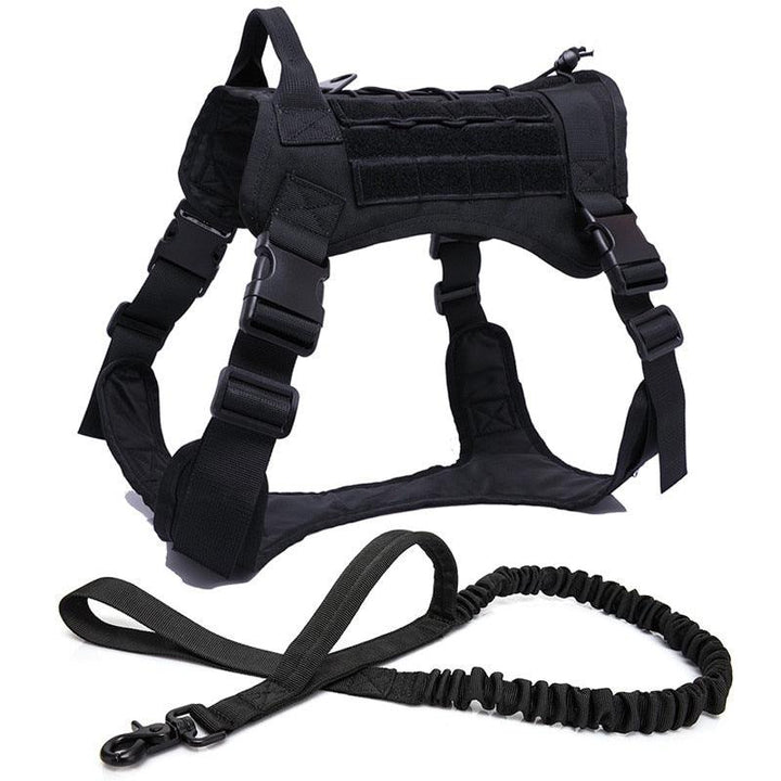 Dog Harness and Leash Set With Nylon Handle - Trendha