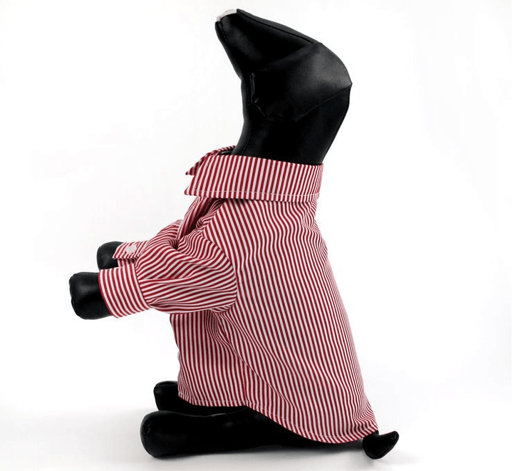 Dog's Casual Striped Shirt - Trendha