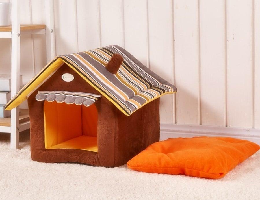 Dog's Cosy House Bed with Mat - Trendha