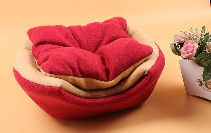 Dog's Foldable Soft Warm Bed - Trendha