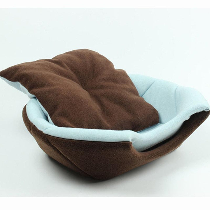 Dog's Foldable Soft Warm Bed - Trendha