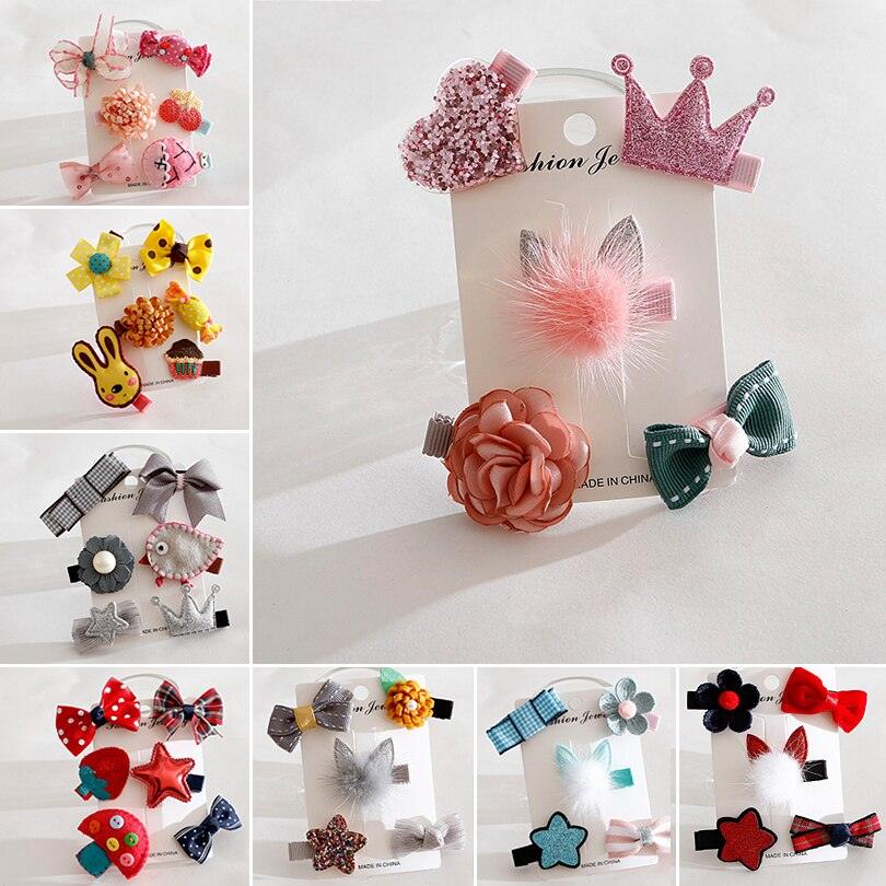 Dog's Kawaii Hair Clips 5 Pcs Set - Trendha