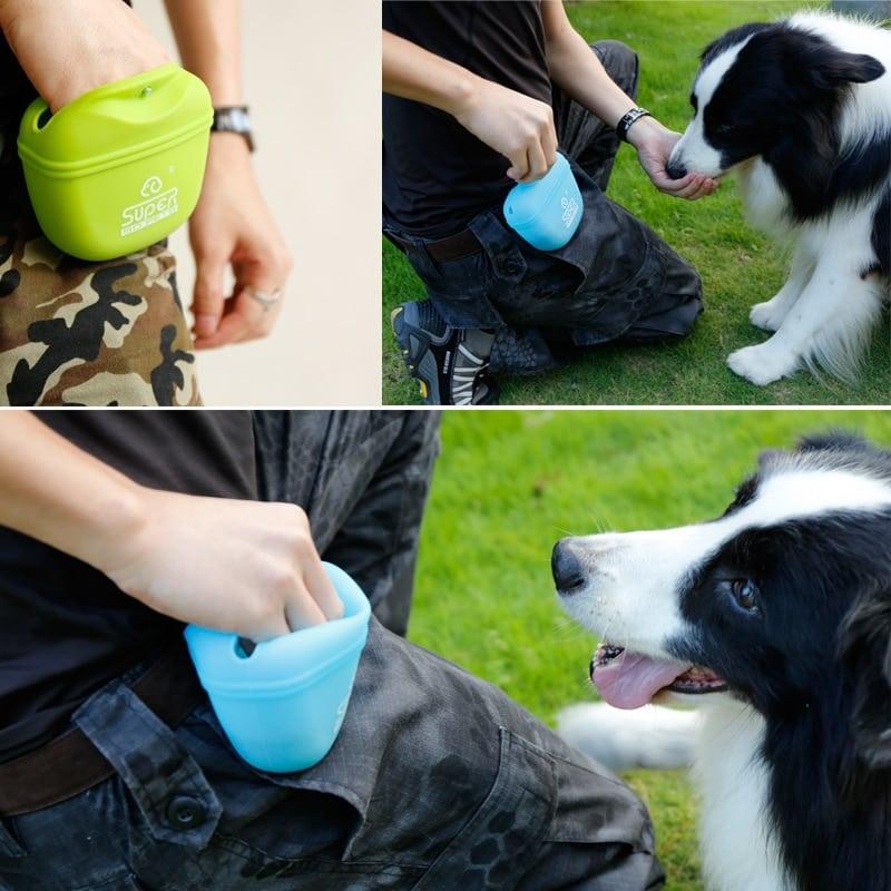 Dog's Plastic Waterproof Treat Pouch - Trendha