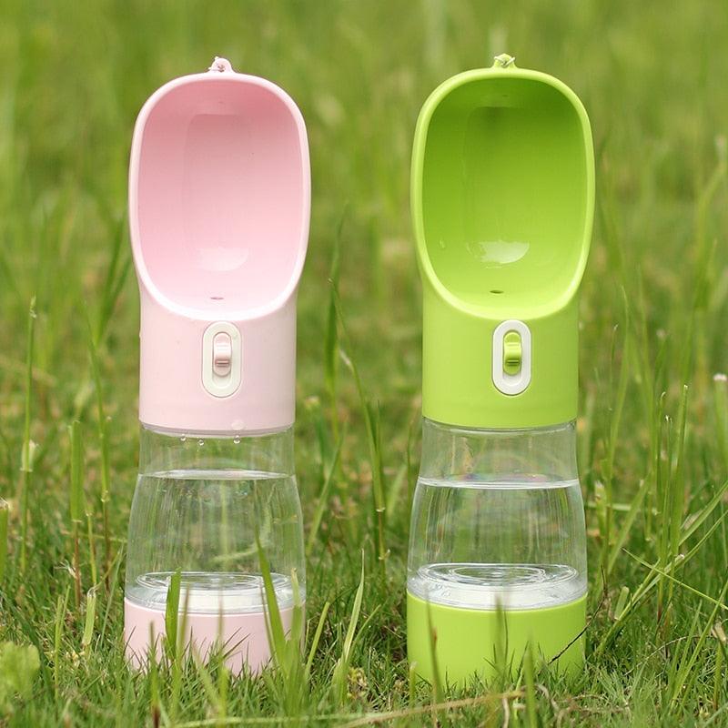 Dog's Travel Water Bottle with Spoon - Trendha
