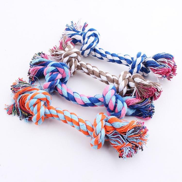 Dog`s Bone Shape Braided Toy - Trendha