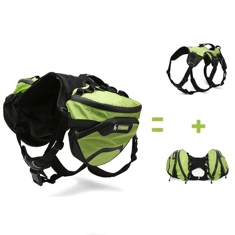 Dogs Waterproof Outdoor Backpack Harness - Trendha