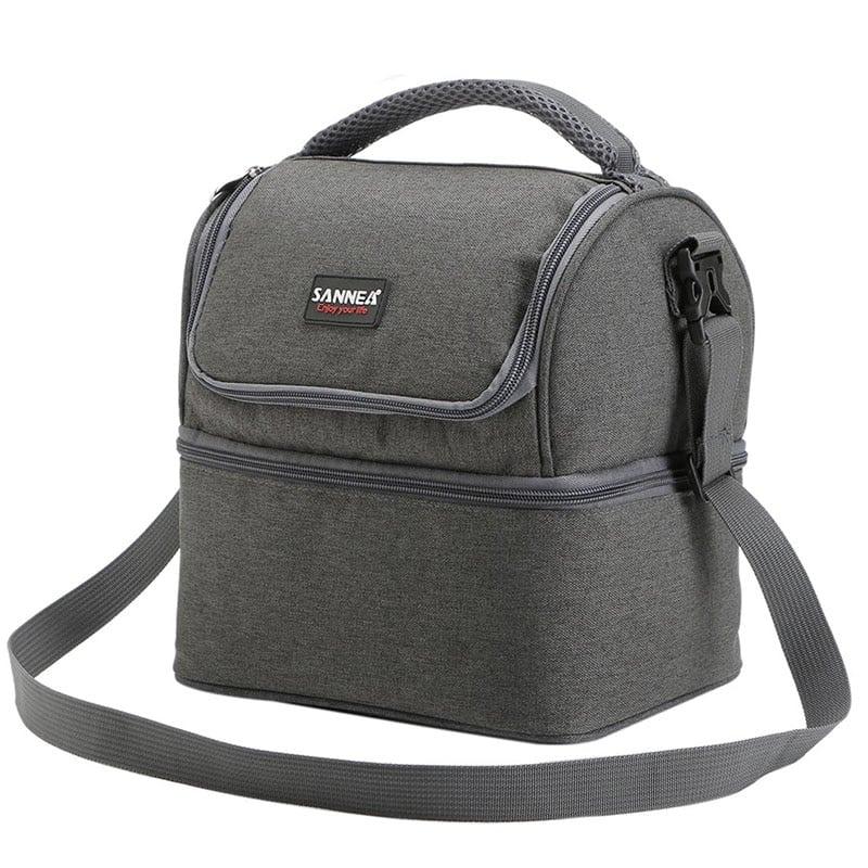 Double-Deck Insulated Cooler Bag