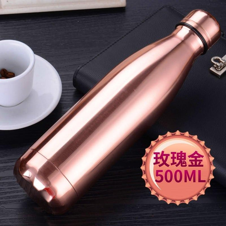 Double-Wall Insulated Steel Vacuum Flask - Trendha