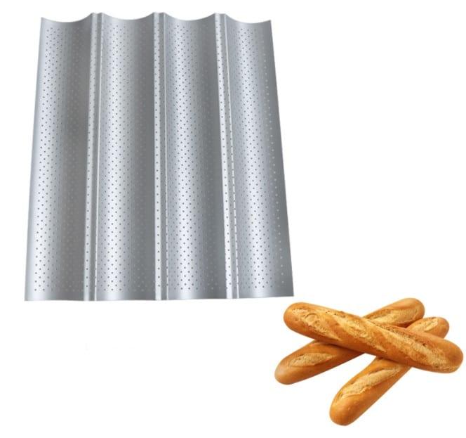 Durable Wave Shaped Eco-Friendly Carbon Steel Baking Mat