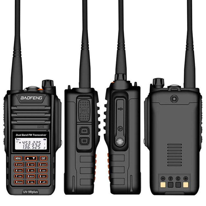 BAOFENG BF-UV9RPLUS 15W IP68 Waterproof Walkie Talkie 128 Channels 400-520MHz Dual Brand Two Way Handheld Radio VHF UHF IP68 Waterproof Interphone - Trendha