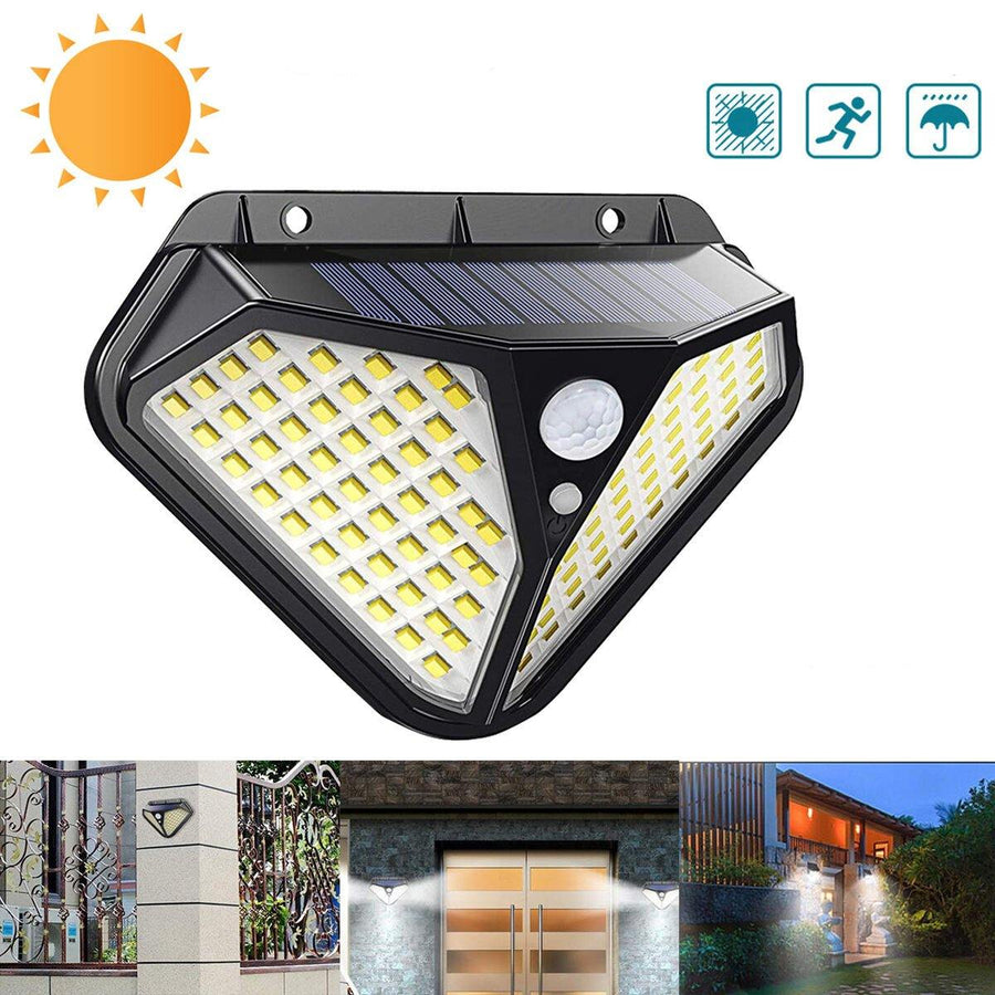 1/2/4PCs ARILUX 102 LED Solar Infrared Motion Sensor Wall Light Outdoor Garden Light Waterproof - Trendha