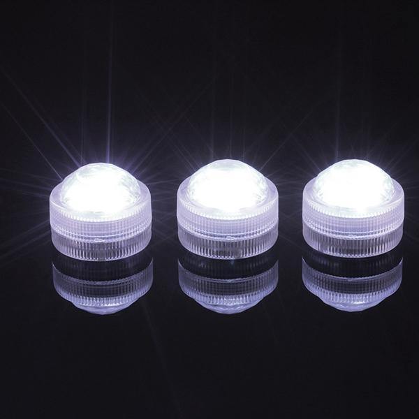 1X 10X Remote Control Submersible LED Candle Tea Light Waterproof RGB Table Lamp Decoration - Trendha