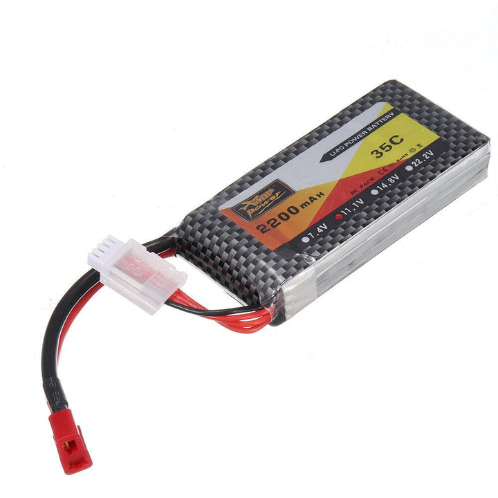 ZOP Power 11.1V 2200mAh 35C 3S Lipo Battery T Plug For RC Models - Trendha