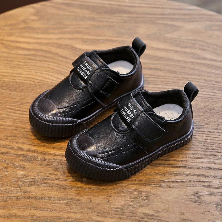 Toddler's Leather Sneakers - Trendha