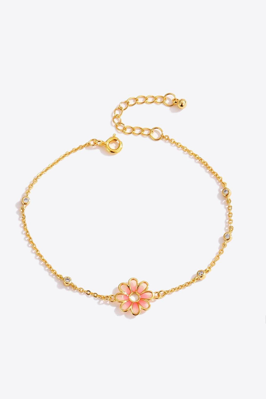 Flower Chain Bracelet - Trendha