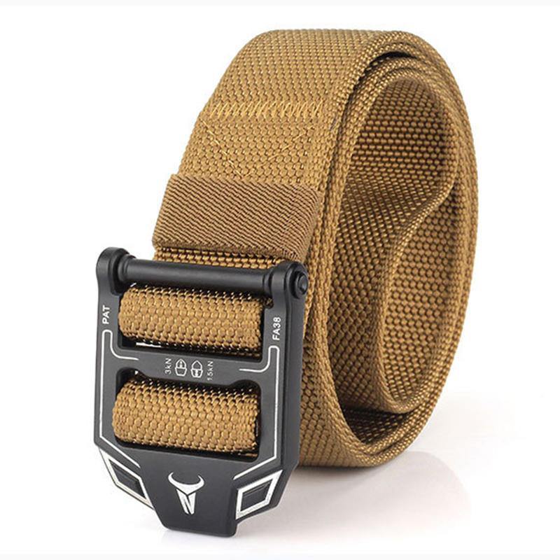 125CM Men's Nylon Firm Belt Camping Tactical Training Belts - Trendha