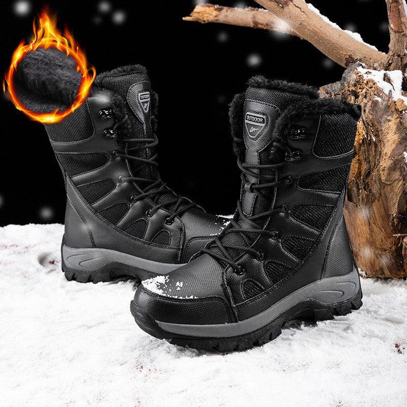 Winter Plus Velvet Army Boots for Mens - Trendha