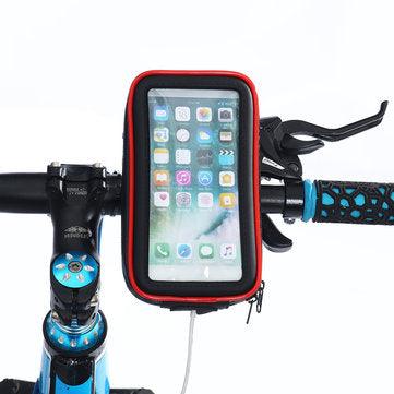 Waterproof Bike Bicycle Motorcycle Handlebar Phone Bag Phone Holder For 4.0-6.5 Inch Smart Phone iPhone XS Max Samsung Galaxy S10+ - Trendha