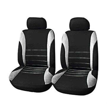 4 Pack Universal Car Seat Cover Set Front Rear Head Rests Full Set Auto Cover - Trendha