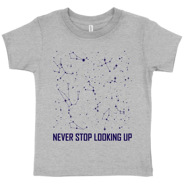 Toddler Never Stop Looking Up T-Shirt - Constellation T-Shirt - Stars T-Shirt - Trendha