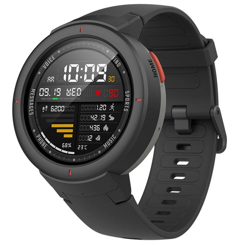 Original Amazfit Verge 1.3inch AMOLED Screen bluetooth Calling GPS+GLONASS 11 Sports Modes Customized Dial IP68 Waterproof Smart Watch Global Version - Trendha