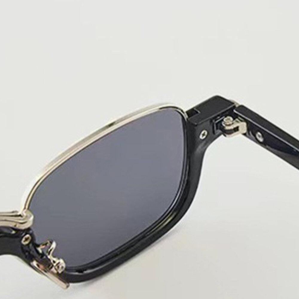 Men Siamese Piece Frameless Personality Fashion Polarized UV Protection Sunglasses - Trendha